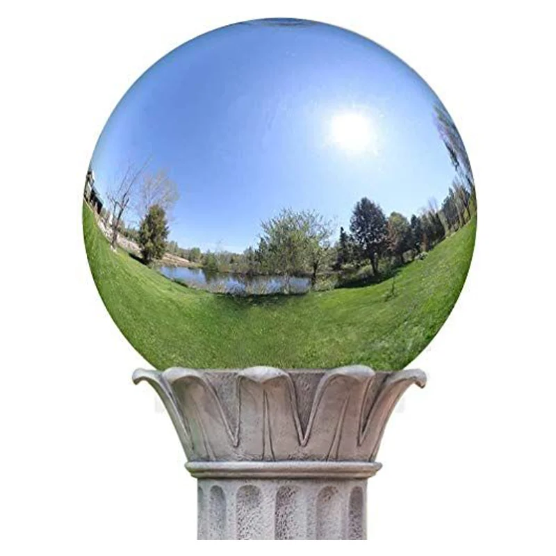 Globe Stainless Steel Large Hollow Railing Balls Decoration Metal Sphere