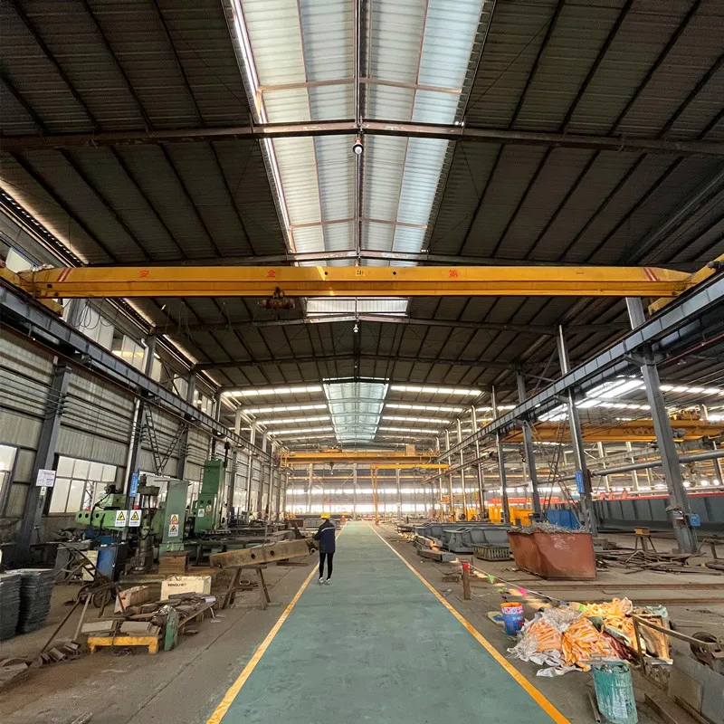 32t single beam travelling hanger overhead bridge crane for lifting rebar