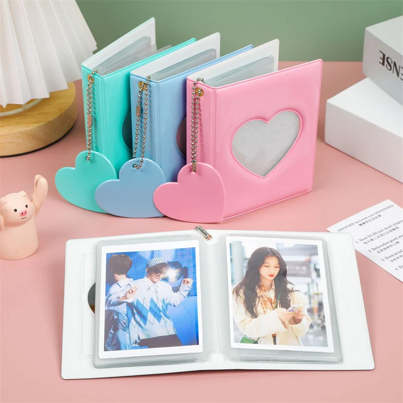3inch Solid Color photocard holder Korea binder Photo Album 32 Pockets binder album Idol Star Chasing instax Collect Book