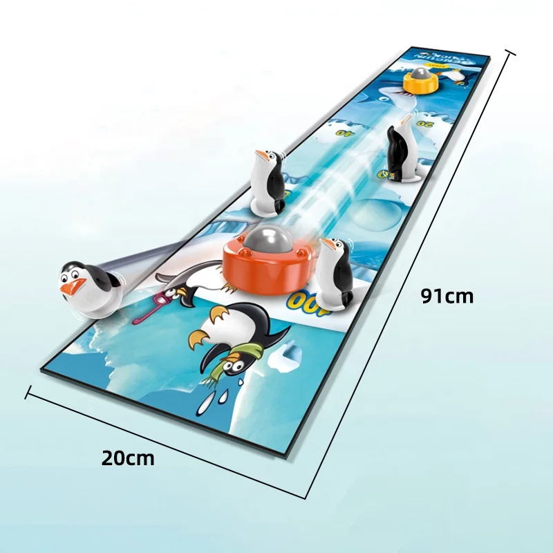 Hot Selling Mini Tabletop Air Hockey Game Set 007-156 Desktop Penguin Pucks Toy For Kids & Adults Gifts