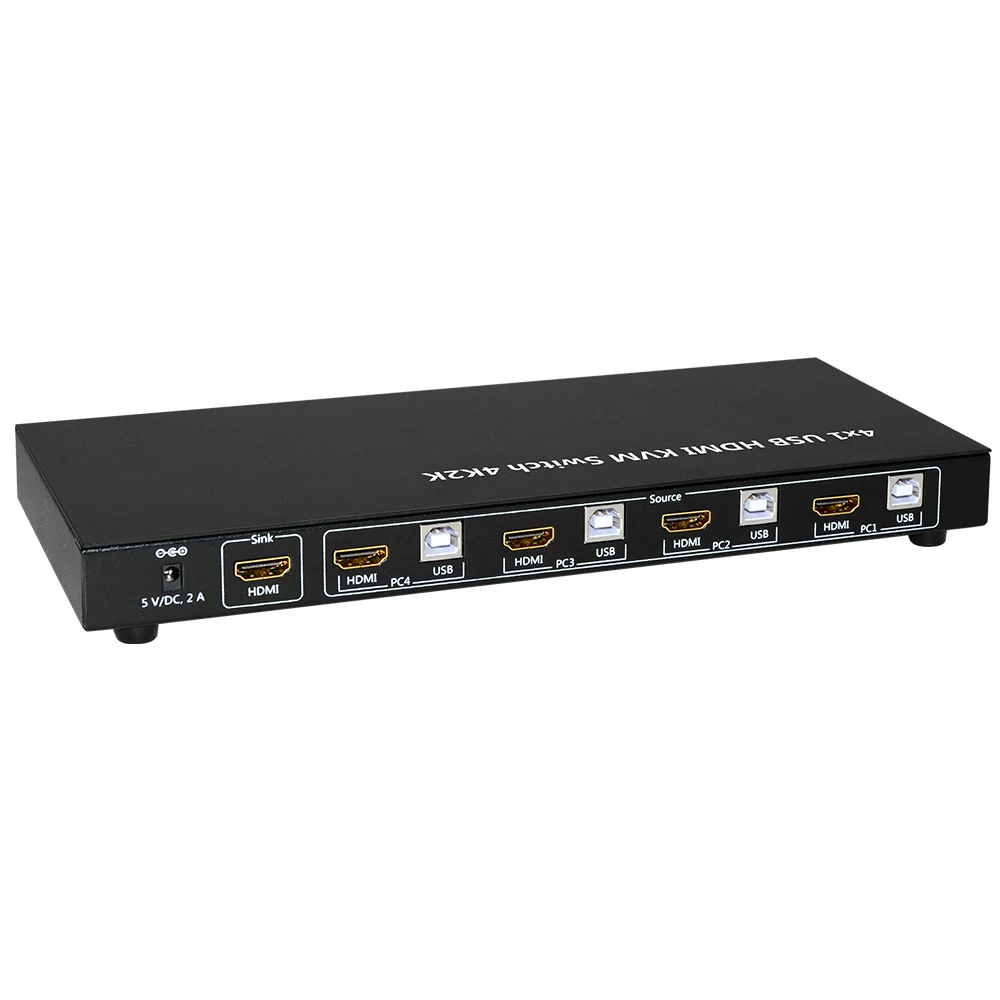 OEM 4 Ports USB HDMI 2.0 KVM Switch