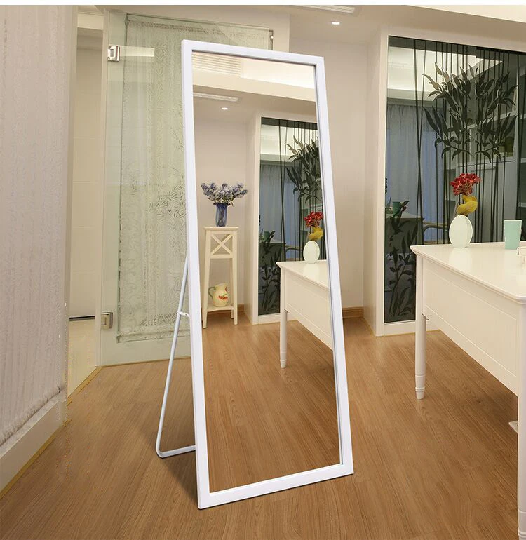 Large Black Modern Design Big Dress Wall Mirror Black Framed Mirror with Wall Hanging Fixings