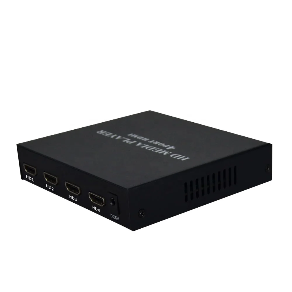 MPC1080P-4PO аэропорта автоматический запуск проигрываетля в цифровая реклама вывеска HD-MI видео декодер Multistream высокое