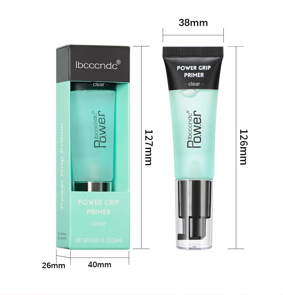 OEM 24ml Power Grip Primer Gel Based Hydrating Face Primer For Smoothing Skin Gripping Makeup Invisible Pore Colorless Primes