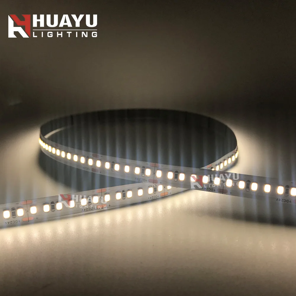 Shenzhen factory wholesale price natural white 4000K color 2835 180 diodes flexible LED Strip 12V/24V for indoor decoration