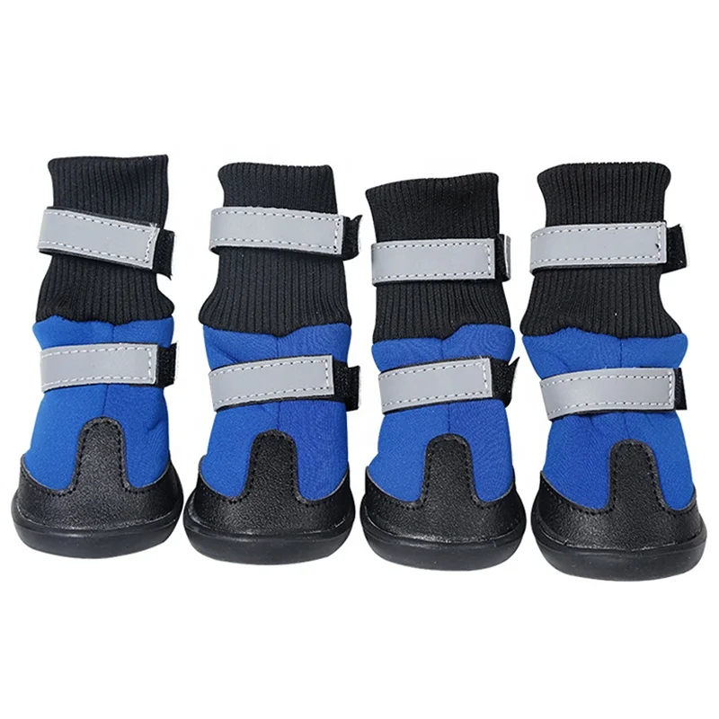 Autumn Winter Waterproof Warm Large Dog Non-slip Outer Soles Shoes