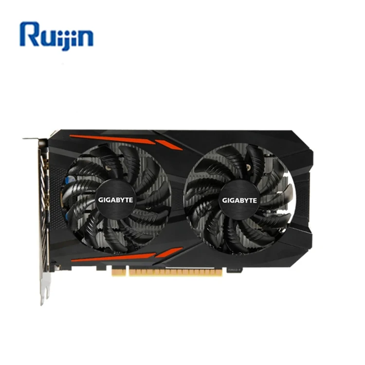 Hot Selling placa de video GDDR5 4GB 1080 ti gtx 1050 ti gtx1060 gpu Graphics Card for gaming