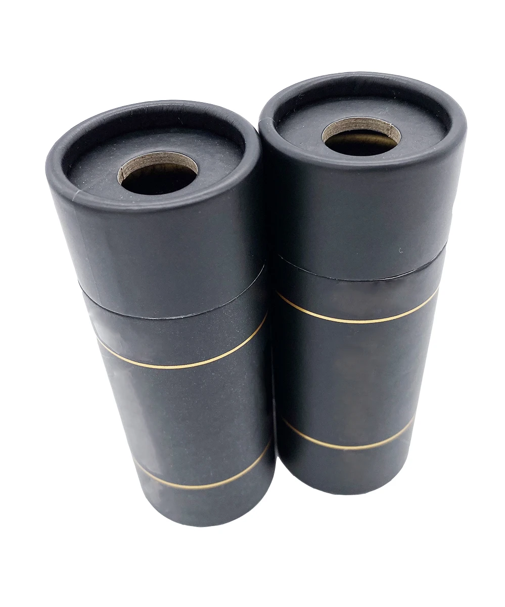 Китай, пользовательская печать, высокое качество, Круглый цилиндр, Черная бумажная трубка, коробка для вейпа, ручка, картридж, упаковка