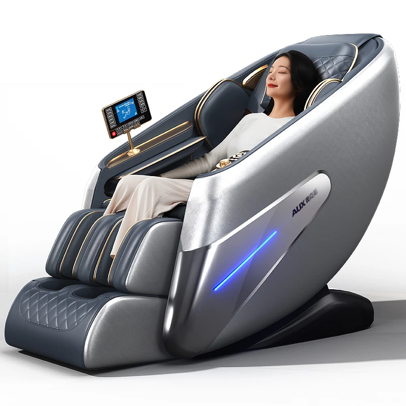 VCT-003B 2024 Luxury Full Body SL Track Arm Leg Neck Foot Modern Style Leather Seat Hand Massage  4D Zero Gravity Massage Chair