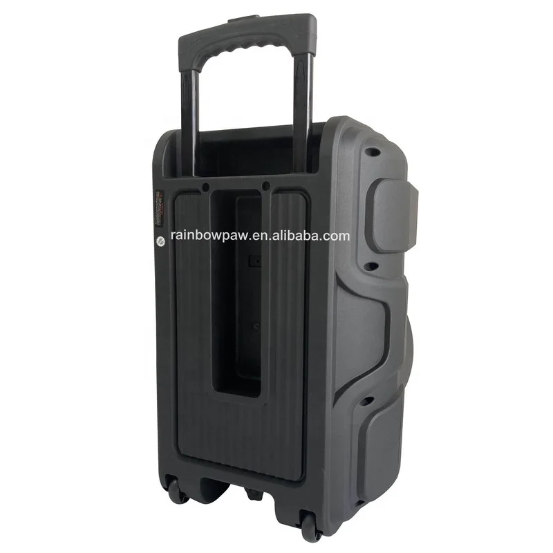 KTS 12 Inch Trolley Blue tooth speaker karaoke subwoofer portable speaker with Led RGB light speaker KTS-1639