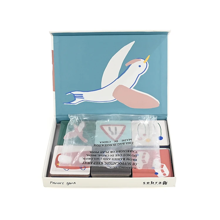 Wholesale Custom Boxed Flash Cards for Kids Educational Paper-Based Toy for Learning