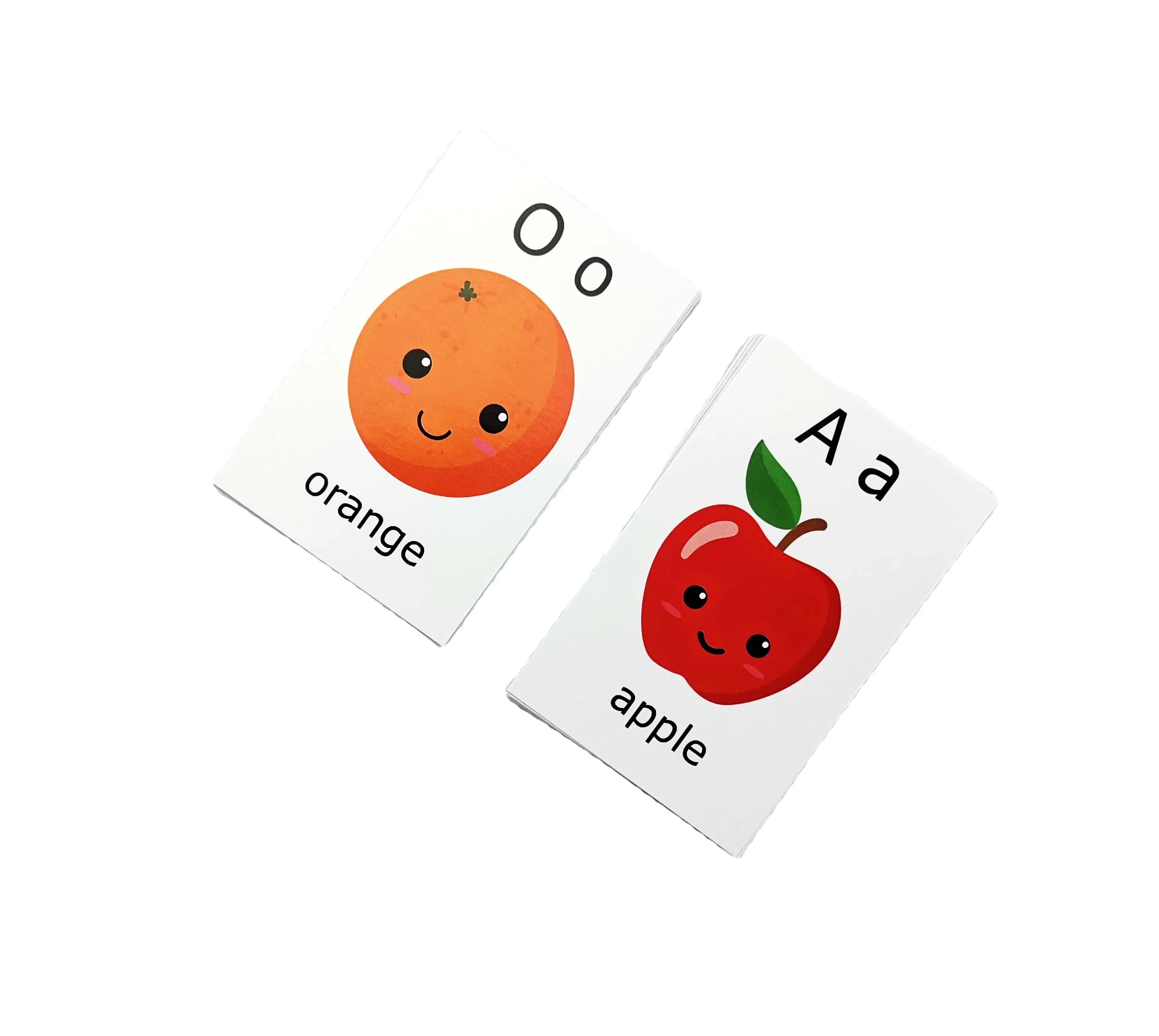 Wholesale custom promotion cheap price educational baby learning cards for kids