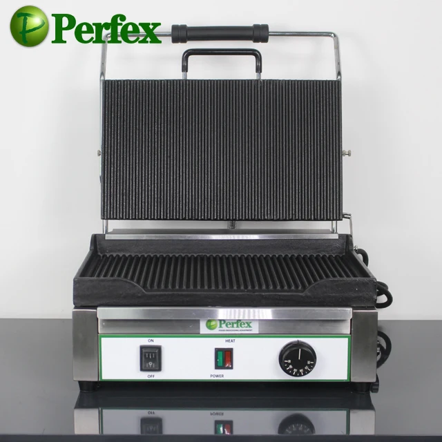 
PG-813 panini press grill Commercial double plates Cookie Press Machine Professional Electric Grill 
