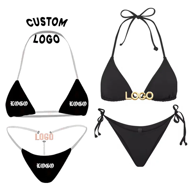 HL factory manufacture cutout solid white swimwear beachwear women custom metallic thong high waist one piece swimsuit