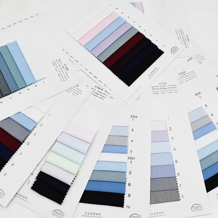 High-grade bamboo fiber polyester/cotton TC striped fabric woven shirt fabric for Arab toyobo