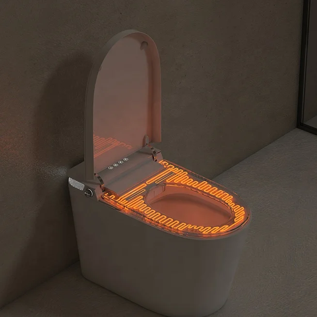 Fashion cheap sanitary ware white color bathroom intelligent automatic wc modern smart toilet