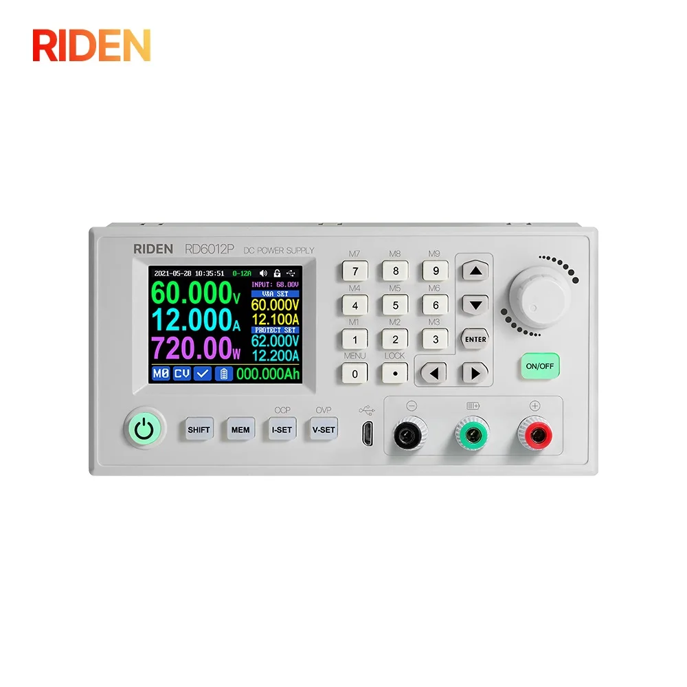 RD RD6012P DC DC step down 60V 12A converter USB communication power supply adjustable module battery charging device