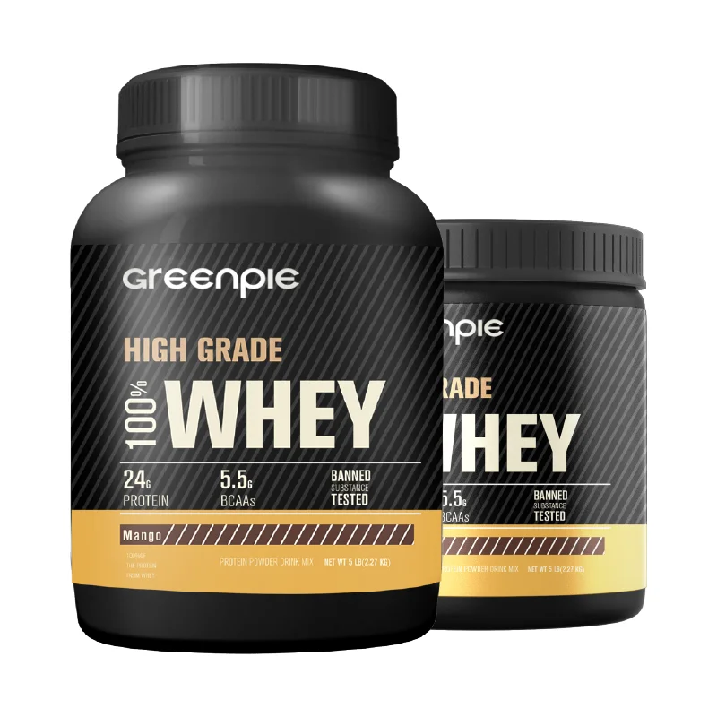Greenpie OEM Own Brand Isolate Whey Protein Powder Natural Booster Muscle Strong Nutritional Protein Supplement