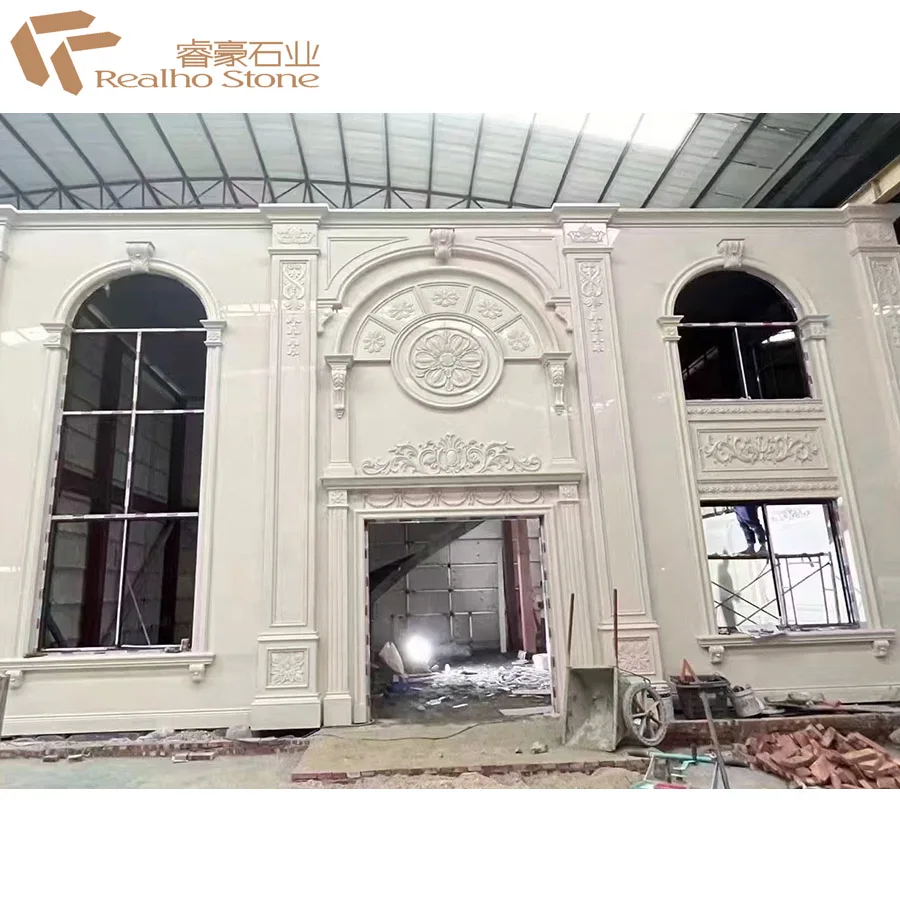 Chinese Supplier Royal Botticino Marble Beige Stone Slab For Decoration