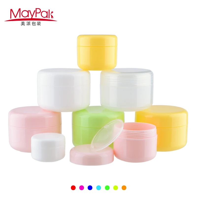20g 50g 100g 150g 250g eco friendly refillable body facial lotion pp empty plastic cream jars (1600237640039)