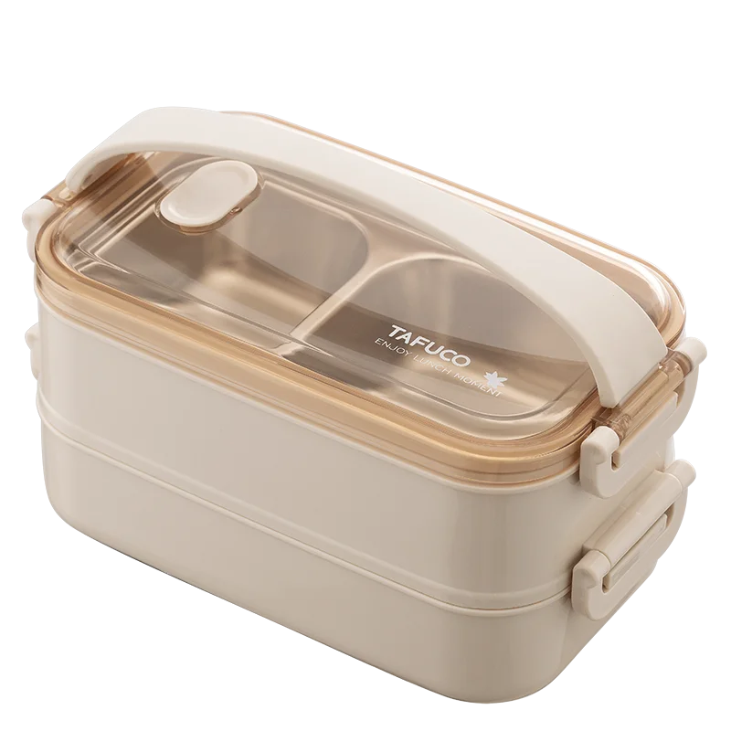 Tafuco Cornstarch Stainless Steel Lunch Box Food Container Loncheras eco Friendly tiffin bento Lunch Box