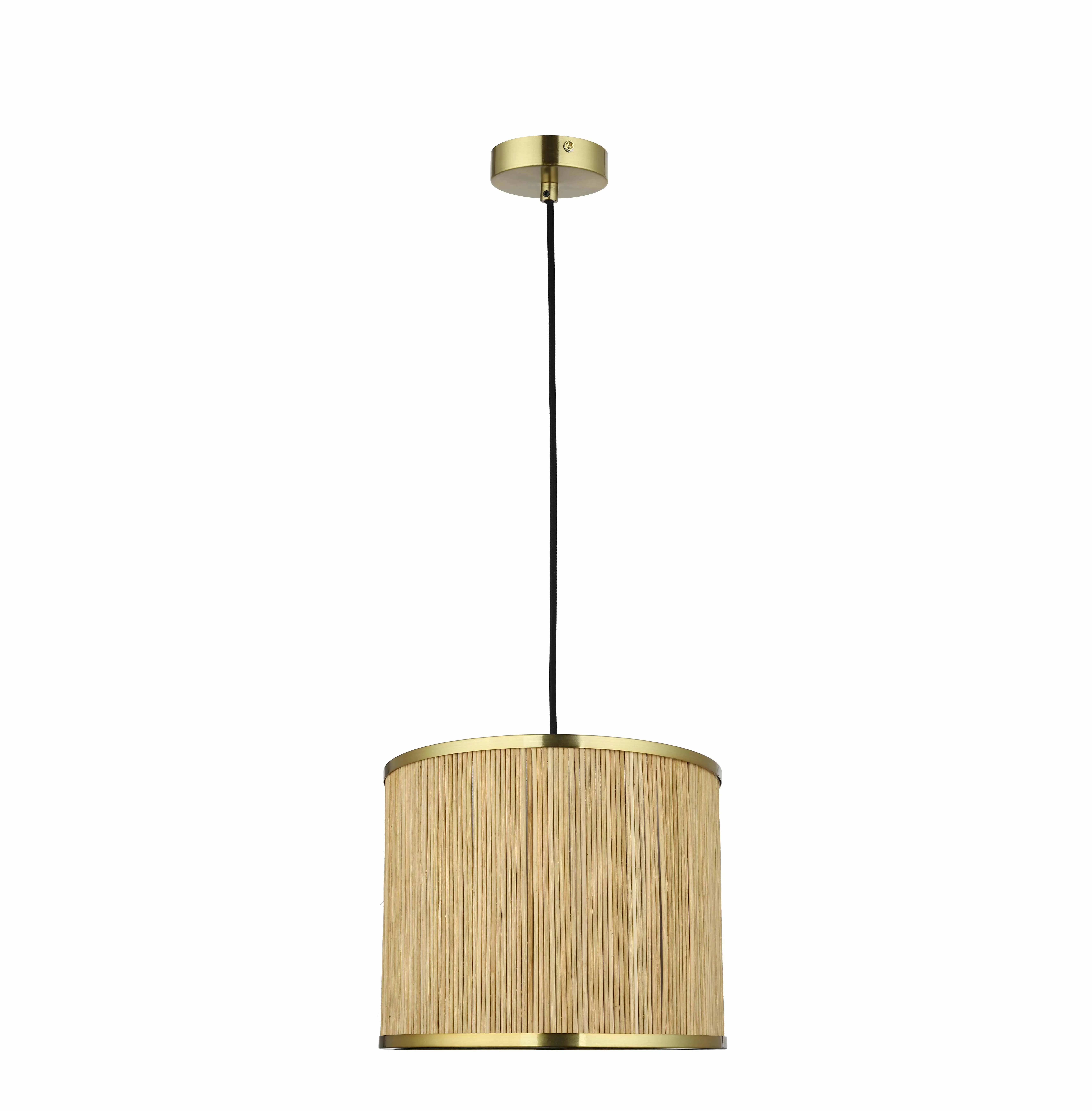 Decorative Housing Bamboo New Design Nature wooden pendant lamp bamboo lamp shade pendant light rattan shade