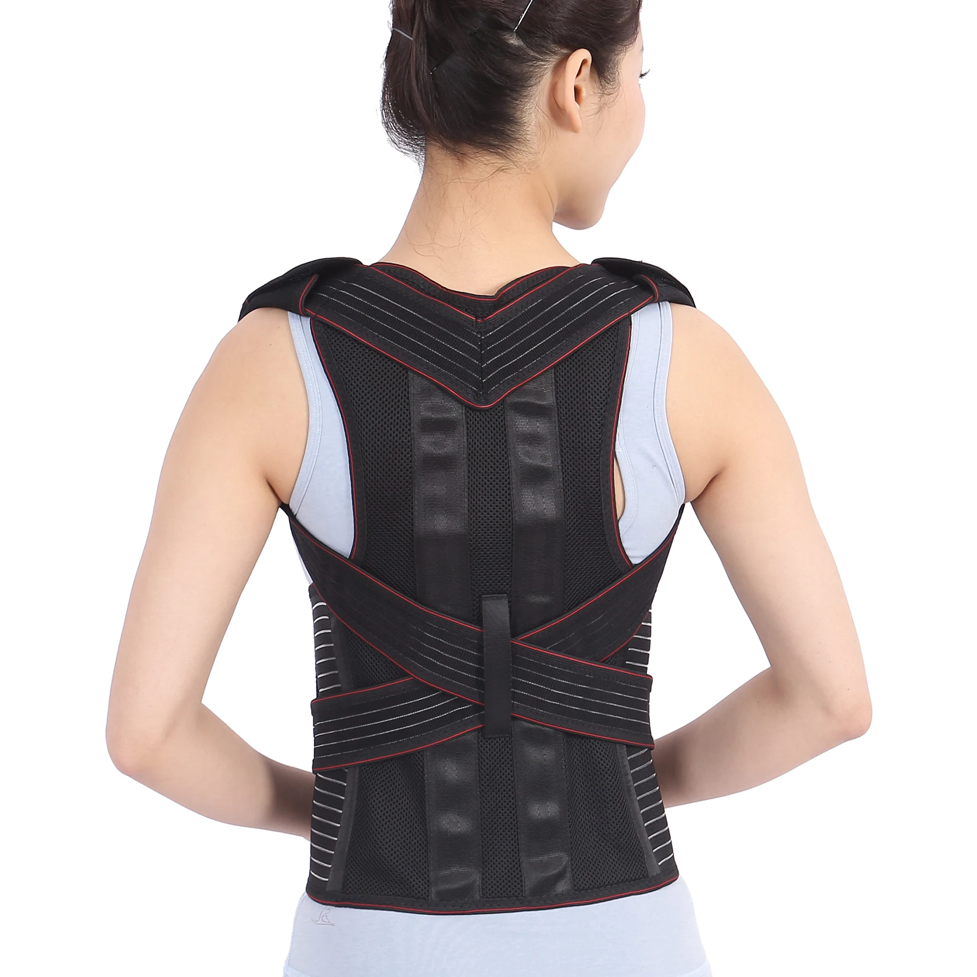 Spinal fixation shoulder neck back posture correction hunchback support back posture correction brace