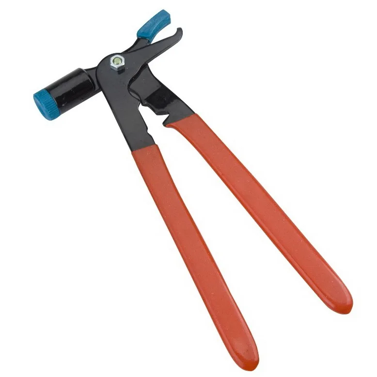Wheelsky Red steel Tire Repair Hand Tool Hammer Balance Wheel Weights Pliers For Cars