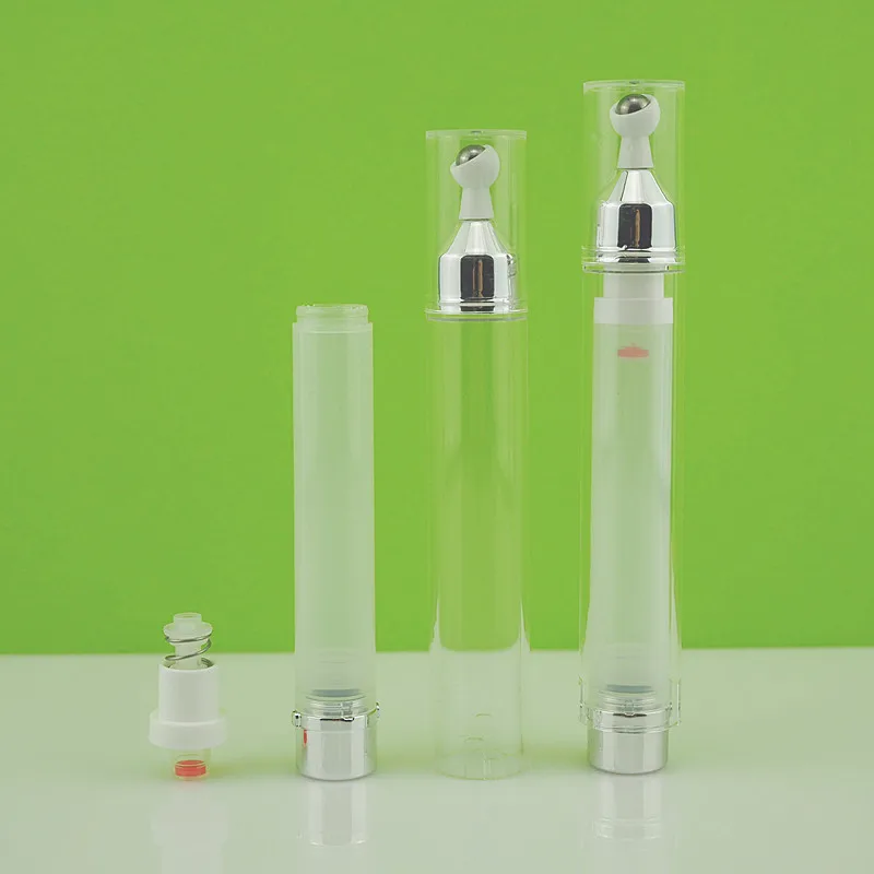 10g Plastic Eye Massage Click Syringe Lip Gloss Serum Bottle Tube