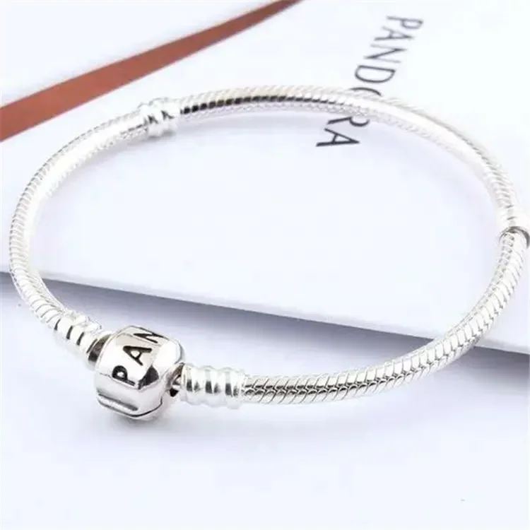 Custom Private Brand Armreifen Brazaletes Mujer Kadin Bileklik Brazalete Plata 925 Sterling Silver Bracelet For Women