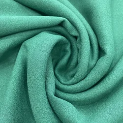 2021 NEWEST customization Color  100%Polyester Moss Crepe Fabric WOVEN For Dress Lady Garment
