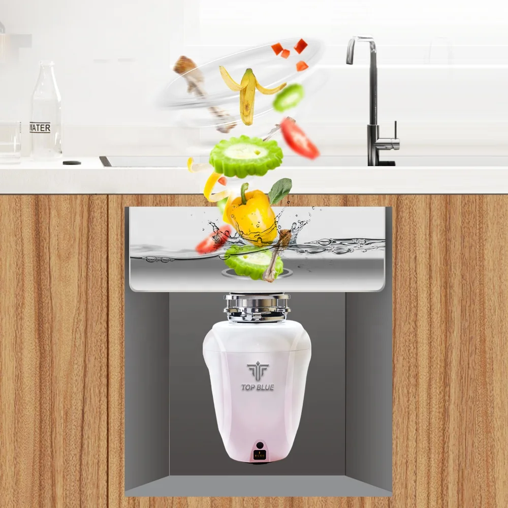 Kitchen sink trash composting for food waste garbage disposal equipment  food waste compactor 1 HP