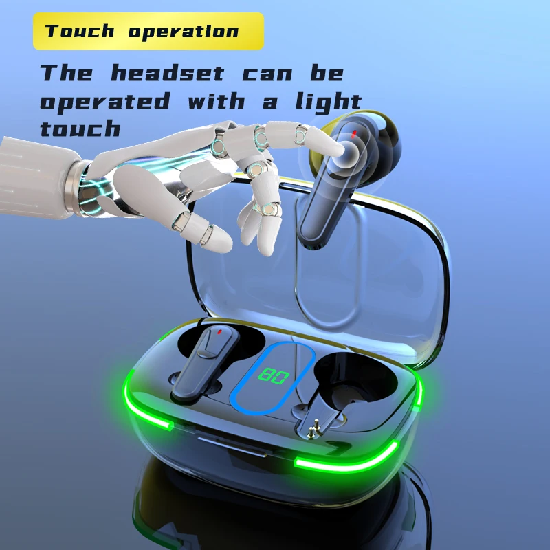 2023 Original Air Pro 70 LED Display in-ear mini earphone Wireless Stereo earbuds low latency Gaming Headsets