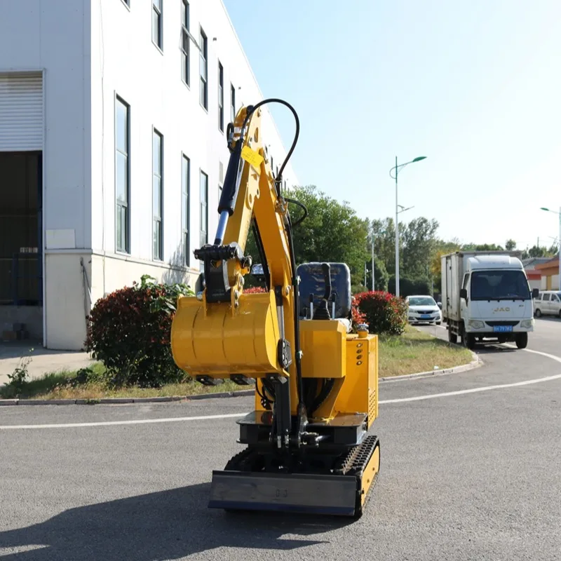Free Bucket Mini Excavator 800kg Electric Bagger Indoor Digger with Side Swing CE EPA Euro 5