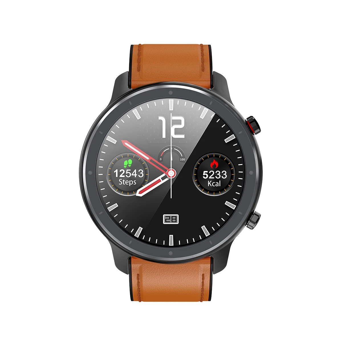 Умные часы с экраном вашем пульсе в течение дня PPG + ЭКГ тепла здоровье секундомер уровень кислорода в крови для упражнения, спортивный бизнес Смарт-часы L11