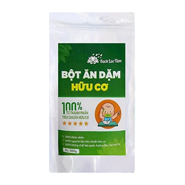 Organic Weaning Starch Providing Energy for Children 500 grams Nutritious Carbohydrate Promotion Development Powder