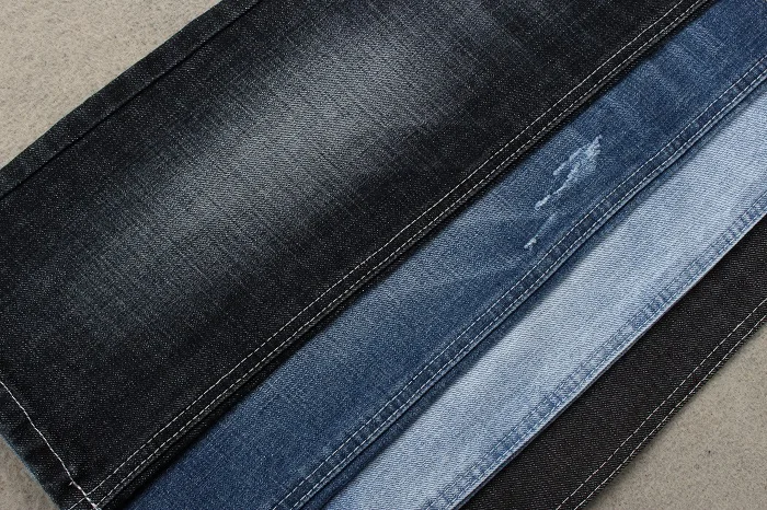 12.8 Oz Denim Fabric Suppliers From China With Crosshatch Denim Textile For Woman Man Jeans Stocklot
