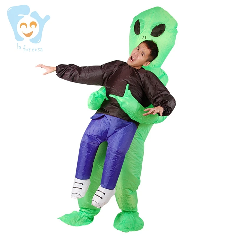 Unisex Adults Halloween Inflatable Alien Costumes