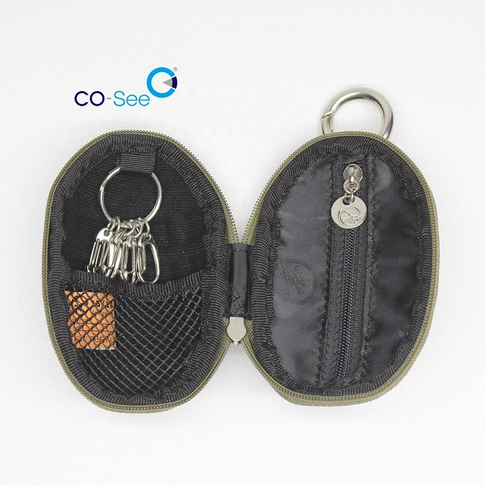 
Keychain Bag Car Key Case Hot Selling Grenade-style Fashion for Men 71*102*70mm 1000pcs Customization EVA,EVA Co-see Velvet E-54 