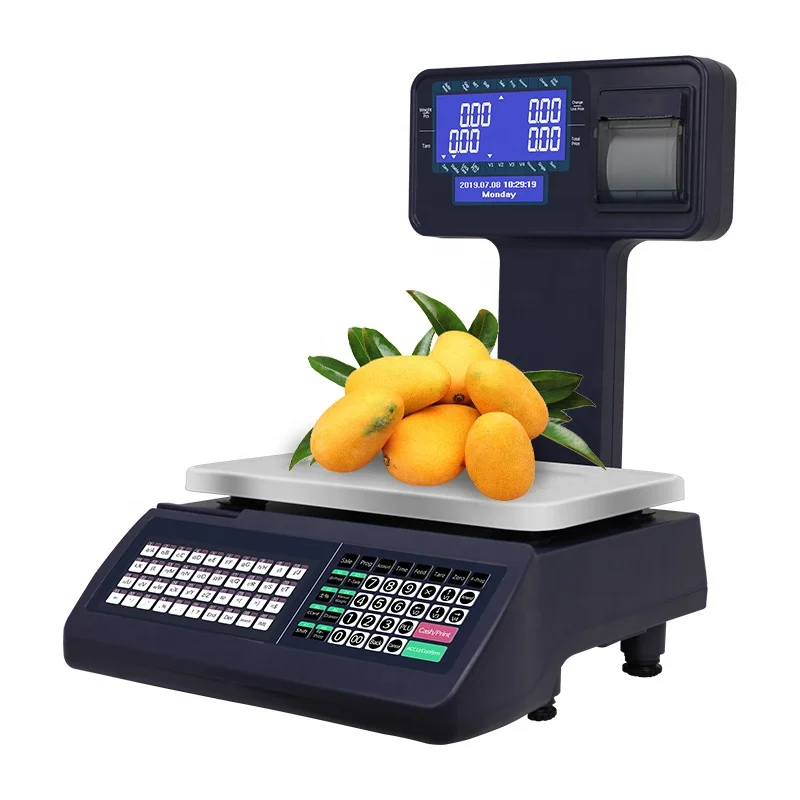 15KG/30KG POS Systems Electronic Weighing Scales Barcode Scales Cash Register