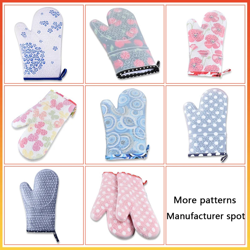 Wholesale Meita Home Extra Long Professional Heat Resistant Silicone Oven Mitts