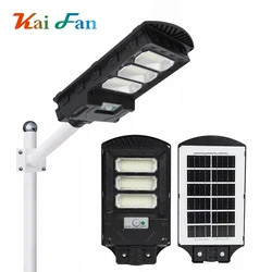 KAIFAN Factory Price PVC Motion Sensor 90 120 150 180 210 240 Watt Outdoor All In One Led Solar Street Light