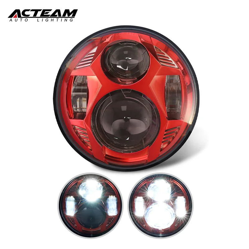 Изготовленные на заказ современные 5,75 дюймов Новое поступление мотор светодиодные фары супер мотоциклетные круглые фары для мотоциклов