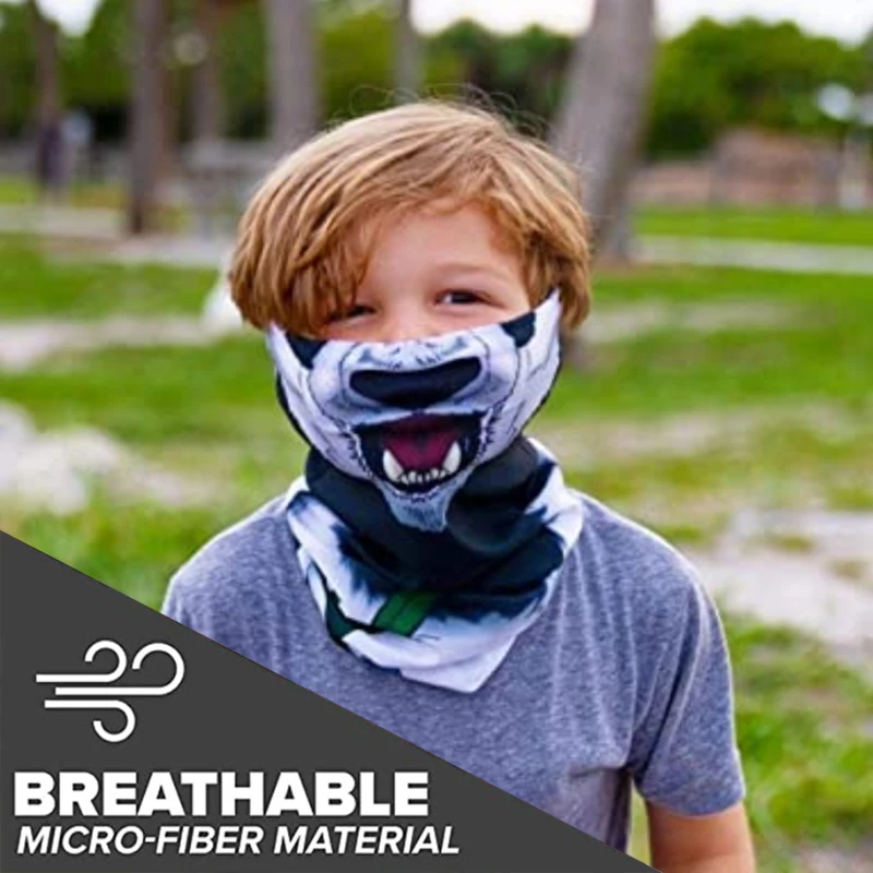 Custom Printed Logo Snood Tube Bandana Multifunctional Head Scarf Seamless Neck Gaiter