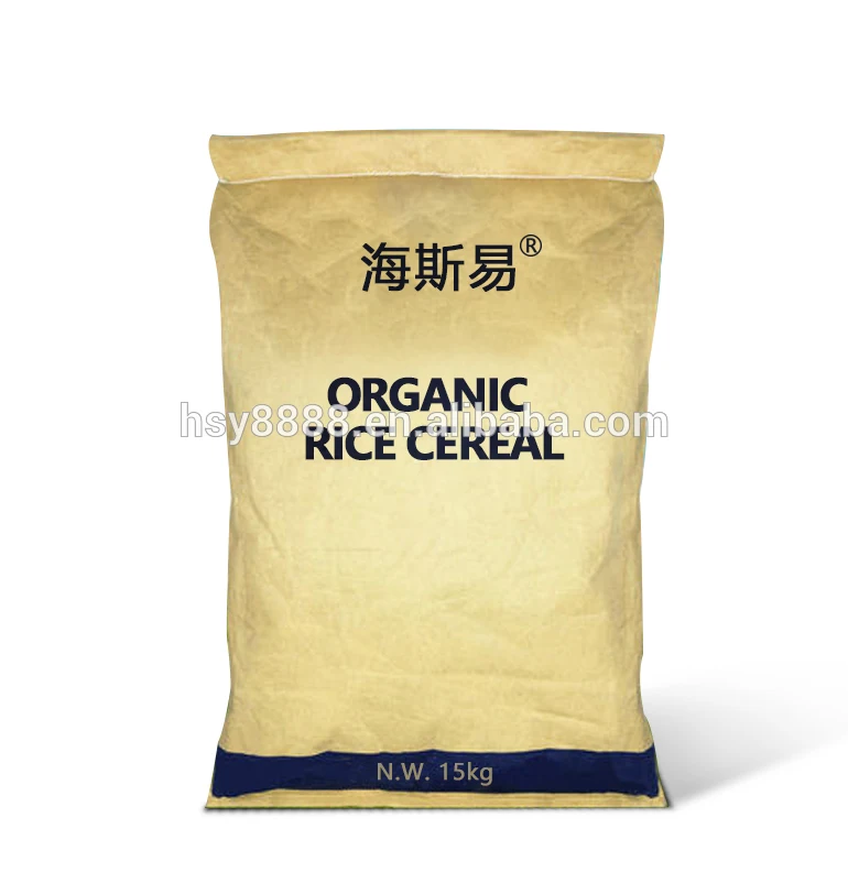 
 Детские Органические рисовые хлопья, насыпью 15 кг в пакете, мгновенное приготовление младенцев, смесь горячей воды  
