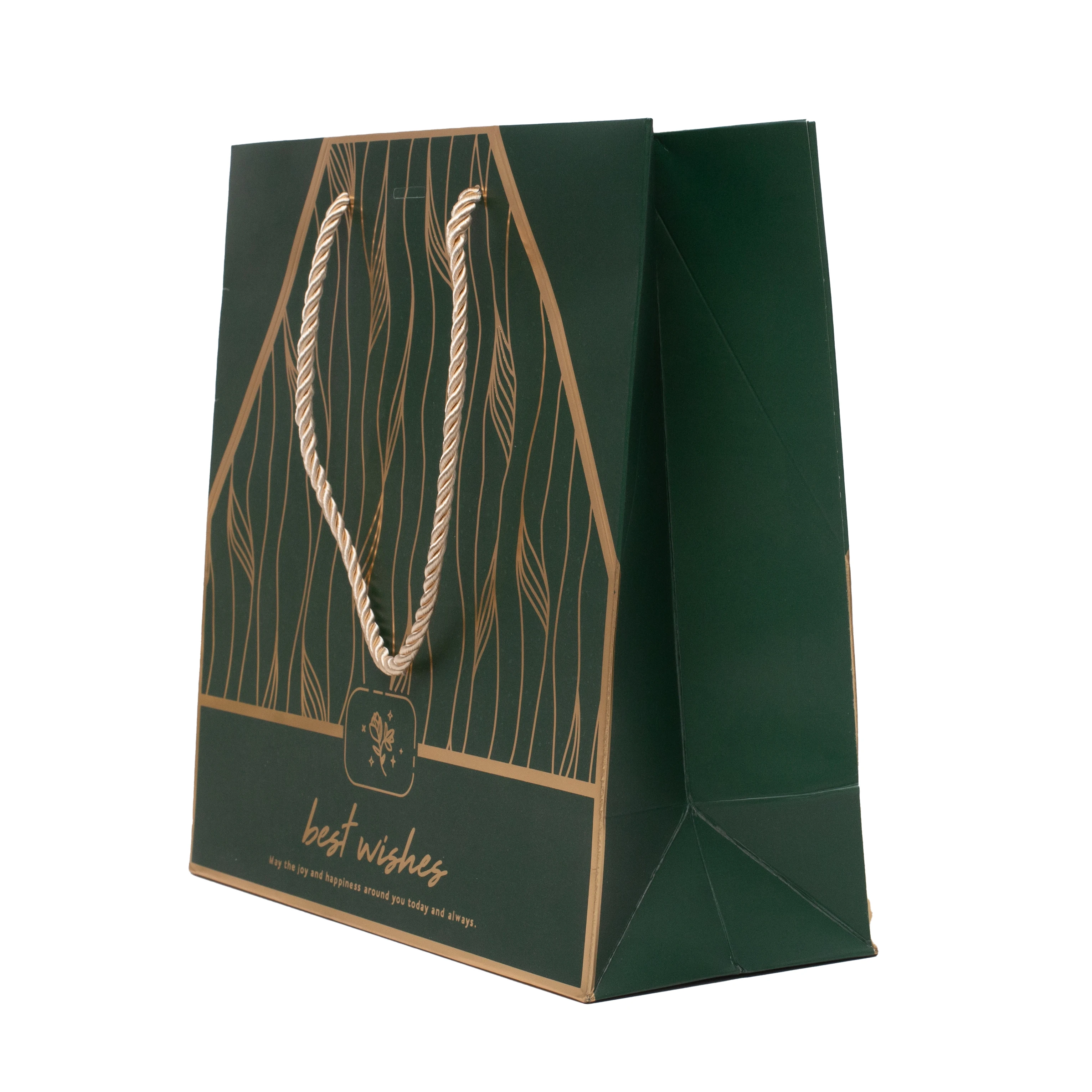 Low Price Factory Custom Print Brand Tote Logo Printed Shopping Large Gift For Birthday Paper Bag With Clear Window