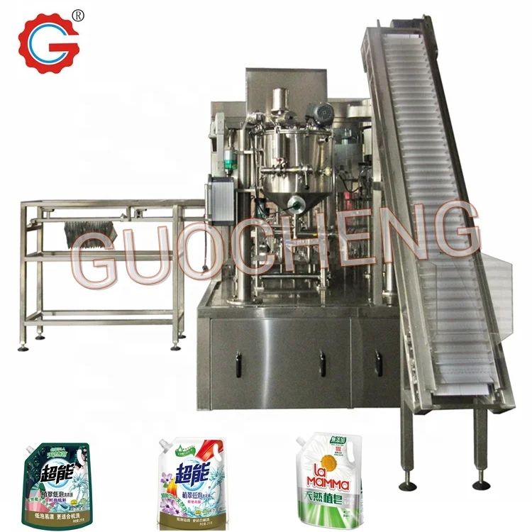 Multifunctional Packaging Machine Corrosion Resistant Glass Cleaner Liquid Filling Machine