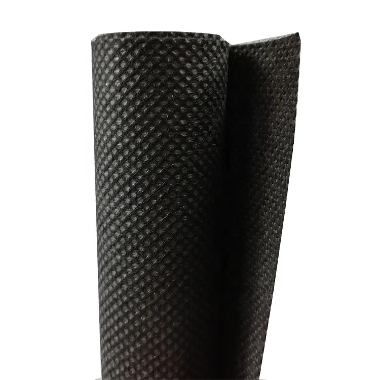
Free samples 100gsm black environmental protection hydrophobic polypropylene spunbond nonwoven fabric for upholstery agriculture 