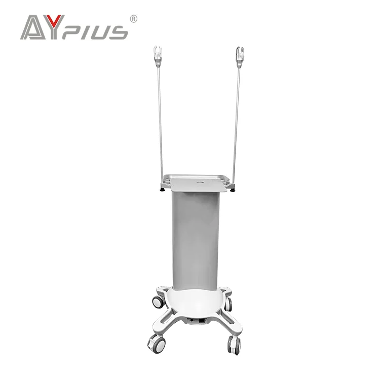 AYJ-TR005 Wholesale ABS Beauty Salon Trolly Tray Rolling Cart With Wheel For Facial Machine for Beauty Salon and Spa