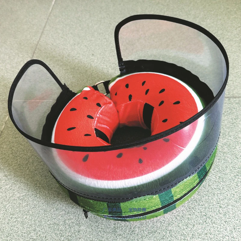 Pet Collar Inflatable Cone Collar Large Medium Small Adjustable Donut After Surgery Prevent Bite Scratch